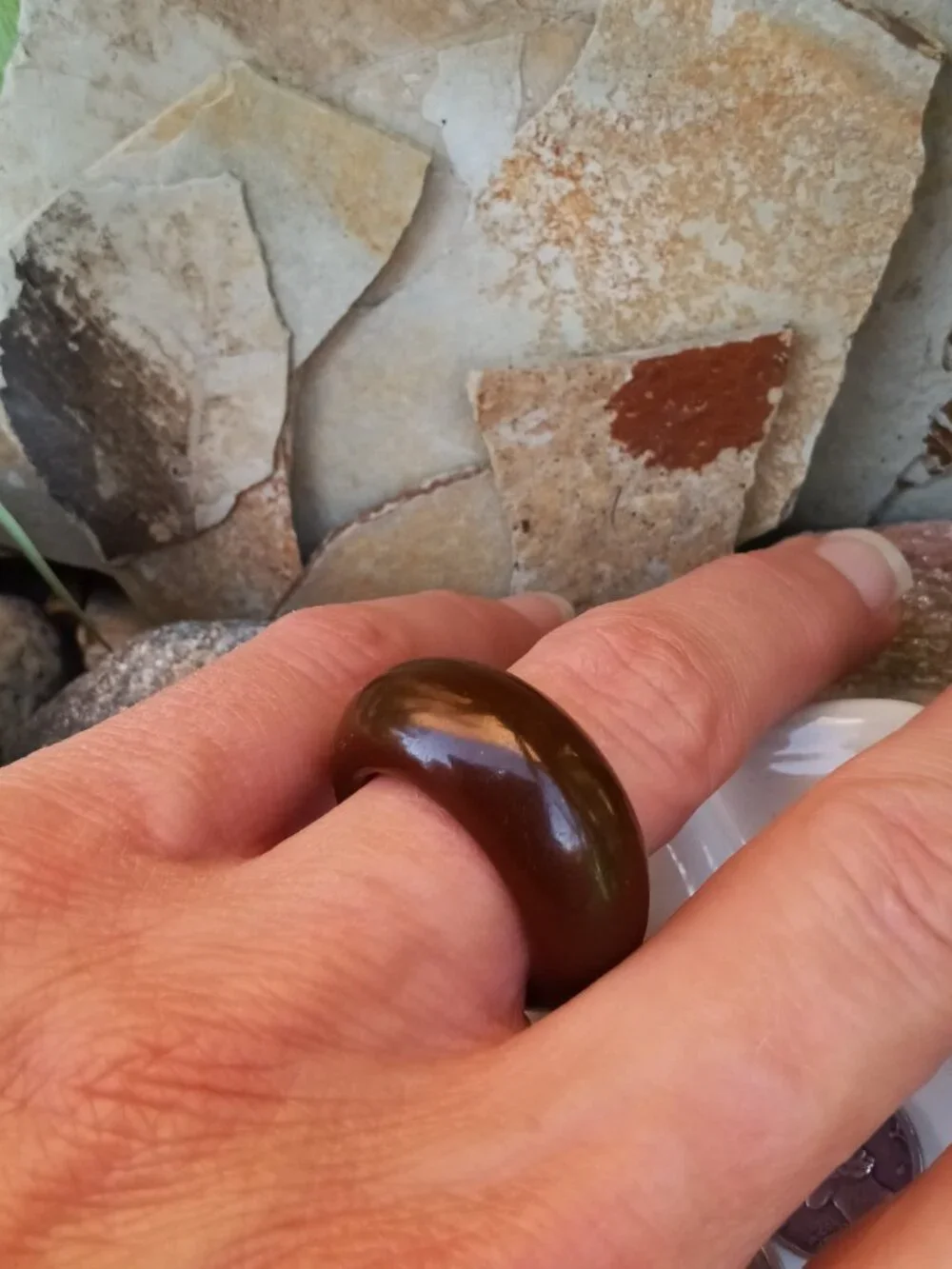 Vintage Bakelite Dome Ring